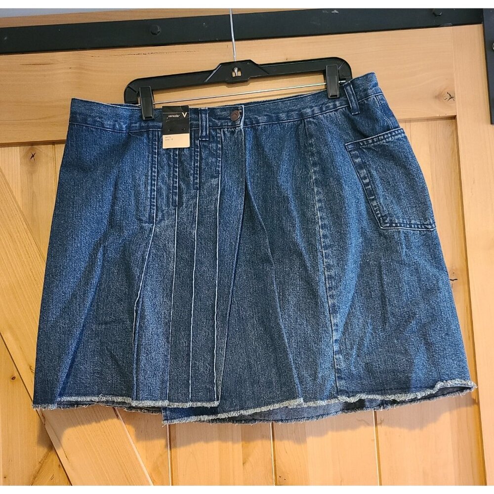 Venezia Dark Blue Denim Mini Skirt